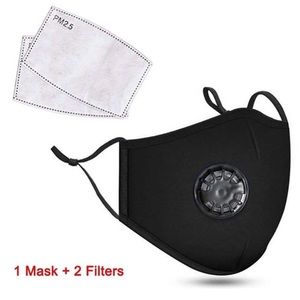 Reusable face mask with filters